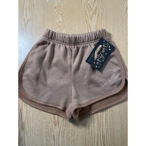 B8 New Women’s Los Angeles California Sweatshorts Tan Brown Size Xs
